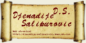 Đenadije Šalipurović vizit kartica